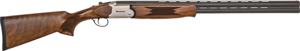 Mossberg 75471 Silver Reserve  12 Gauge with 28 Matte Blued Barrel, 3 Chamber, 2rd Capacity, Satin Silver Engraved Metal Finish & Satin Black Walnut Stock Right Hand (Full Size)
