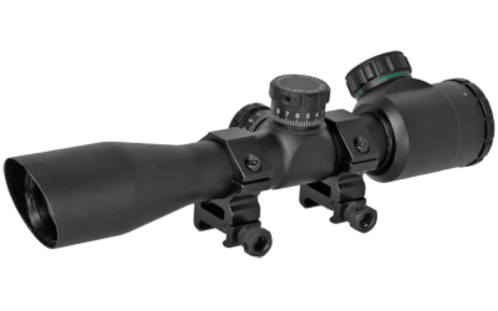 Truglo TG8504TL Tru-Brite 4x 32mm Obj 22.5 ft @ 100 yds FOV 1 Tube Black Illuminated Mil-Dot, 3 Color Truglo TG8504TL Tru-Brite 4x 32mm Obj 22.5 ft @ 100 yds FOV 1 Tube Black Illuminated Mil-Dot, 3 Color