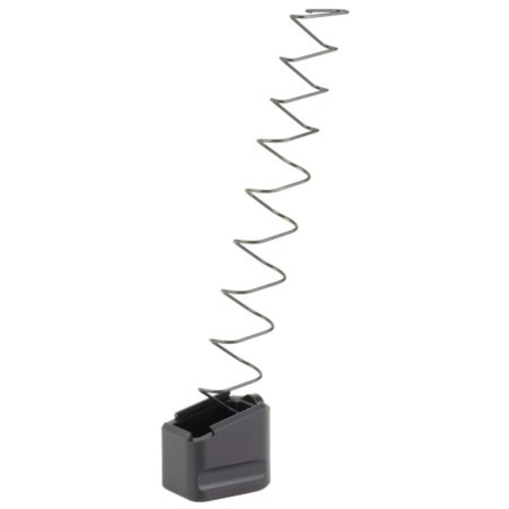 Warne MESW5/4BLK Magazine Extension  made of 6061-T6 Aluminum with Hardcoat Anodized Black Finish for S&W M&P Magazines (Adds 5rds 9mm Luger, 4rds 40 S&W)
