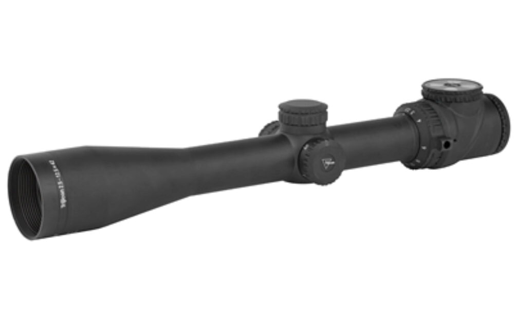 Trijicon 200110 AccuPoint  Matte Black 2.5-12.5x 42mm 30mm Tube Illuminated Mil-Dot Crosshair w/Green Dot Reticle