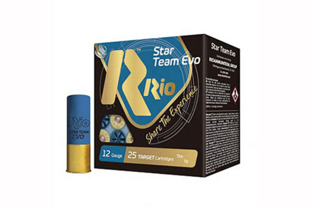 Rio Ammunition STT328 Star Team EVO  12 Gauge 2.75 1 1/8 oz 8 Shot 25 Per Box/ 10 Cs