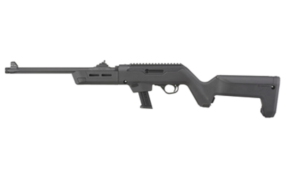 Ruger 19130 PC Carbine  9mm Luger 17+1 16.10 Threaded/Fluted Barrel, Type III Hard Coat Anodized Aluminum Alloy Receiver, Stealth Gray Magpul PC Backpacker Stock, Optics Ready