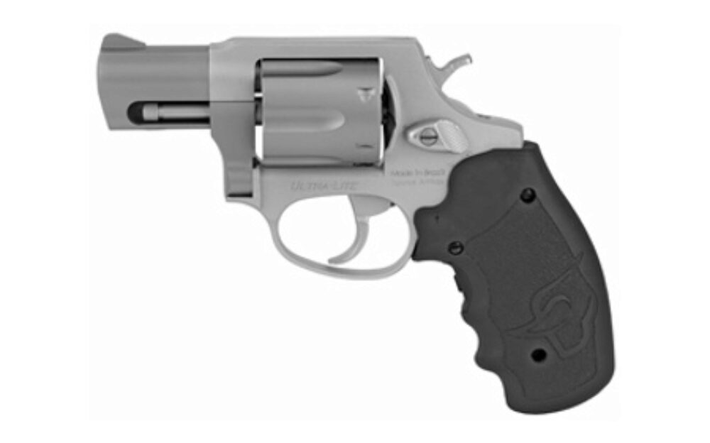 Taurus 2-856029ULVL 856 Ultra-Lite 38 Special +P Caliber with 2 Barrel, 6rd Capacity Cylinder, Overall Matte Finish Stainless Steel Frame & Finger Grooved Black Rubber Grip Includes Viridian Laser Taurus 2-856029ULVL 856 Ultra-Lite 38 Special +P Caliber with 2 Barrel, 6rd Capacity Cylinder, Overall Matte Finish Stainless Steel Frame & Finger Grooved Black Rubber Grip Includes Viridian Laser