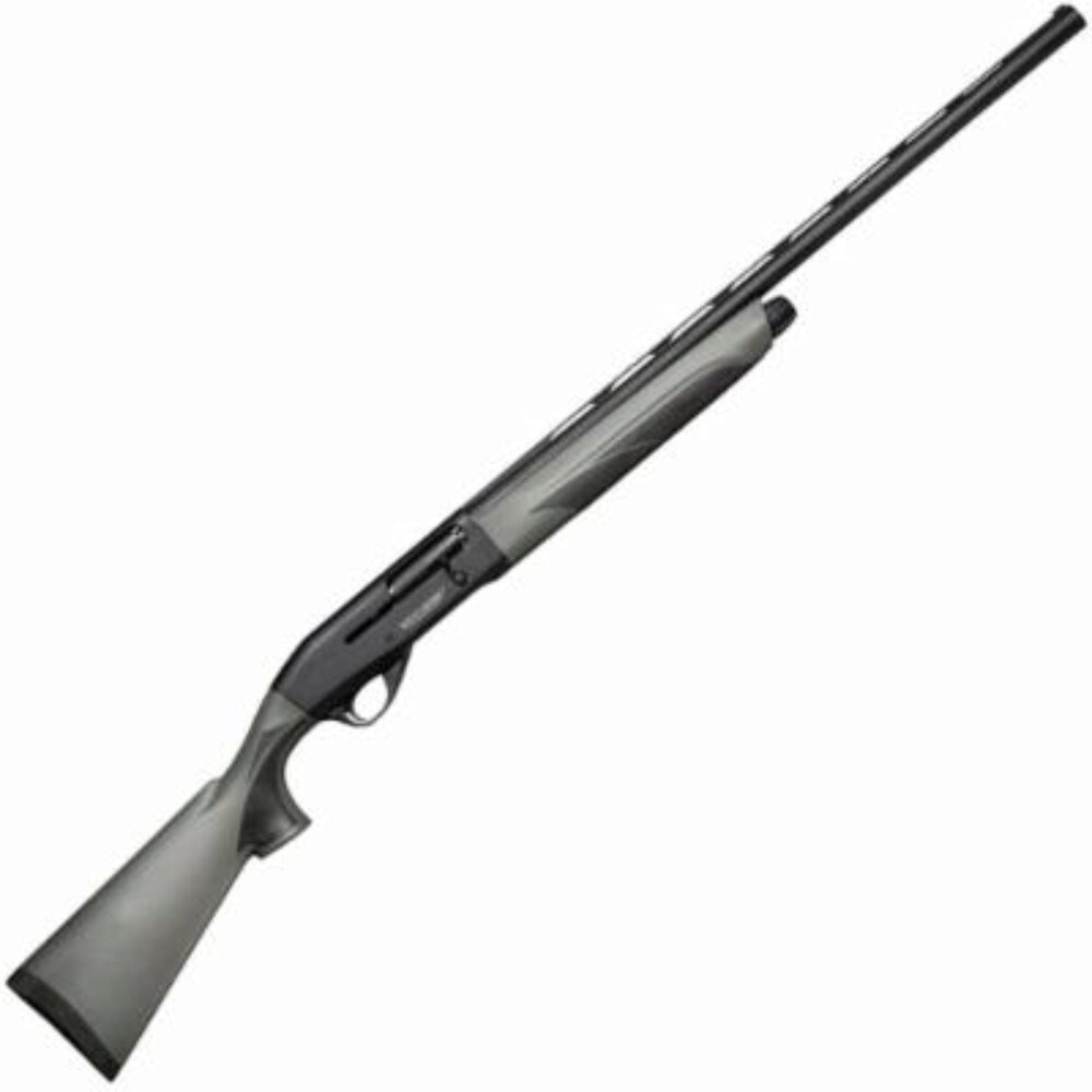 Weatherby ESN1226PGM Element  12 Gauge 3 4+1 26 Matte Black Barrel/Receiver, Gray with Black Panels Fixed Griptonite Stock, Includes 4 Chokes