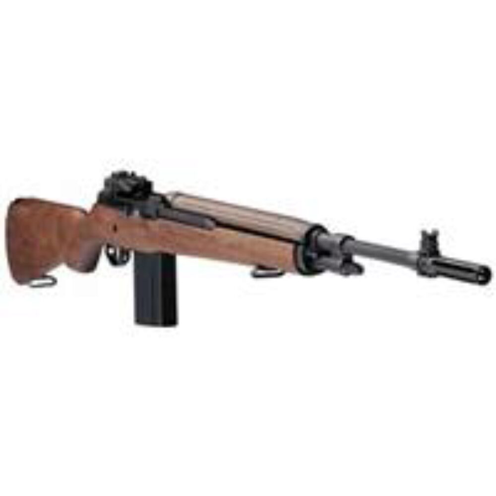 Springfield Armory MA9102 M1A Standard Issue 308 Win 10+1 22 Carbon Steel Barrel w/Flash Suppressor, Black Parkerized Receiver, Two-Stage Military Trigger, Walnut Stock