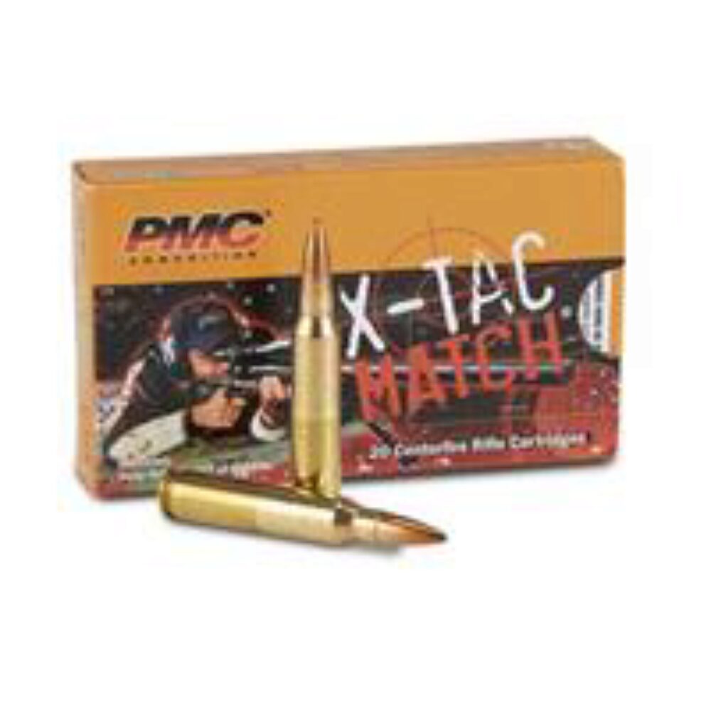PMC 223XM X-Tac Match Competition 223 Rem 77 gr Open Tip Match (OTM) 20 Per Box/10 Cs