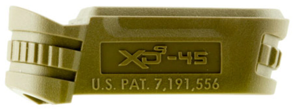 Springfield Armory XDS5002MFDE Backstrap Sleeve made of Polymer with Flat Dark Earth & 1 Piece Design for 45 ACP Springfield XD-S with #2 Backstrap & 3.30 Barrel Springfield Armory XDS5002MFDE Backstrap Sleeve made of Polymer with Flat Dark Earth & 1 Piece Design for 45 ACP Springfield XD-S with #2 Backstrap & 3.30 Barrel
