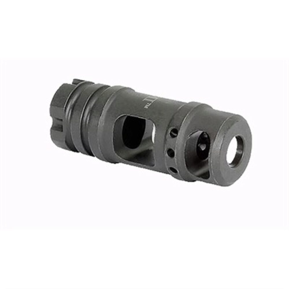 Midwest Industries MIMB6 Muzzle Brake Black Phosphate Steel with M14x1 LH Threads for 30 Cal AK-Platform Midwest Industries MIMB6 Muzzle Brake Black Phosphate Steel with M14x1 LH Threads for 30 Cal AK-Platform