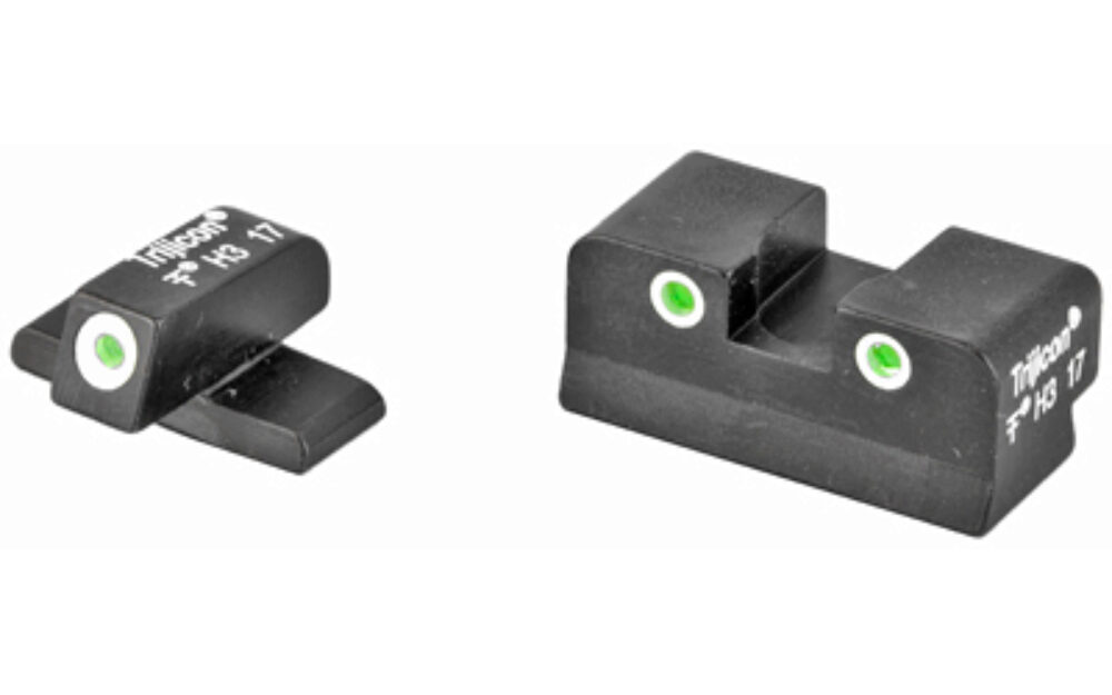 Trijicon 600481 Bright & Tough Night Sights- Springfield XD Black | Green Tritium White Outline Front Sight Green Tritium White Outline Rear Sight Trijicon 600481 Bright & Tough Night Sights- Springfield XD Black | Green Tritium White Outline Front Sight Green Tritium White Outline Rear Sight