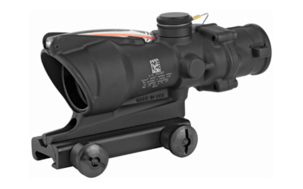 Trijicon 100219 ACOG Black Hardcoat Anodized 4x32mm Illuminated Red Horseshoe .223/5.56 BDC Reticle Trijicon 100219 ACOG Black Hardcoat Anodized 4x32mm Illuminated Red Horseshoe .223/5.56 BDC Reticle