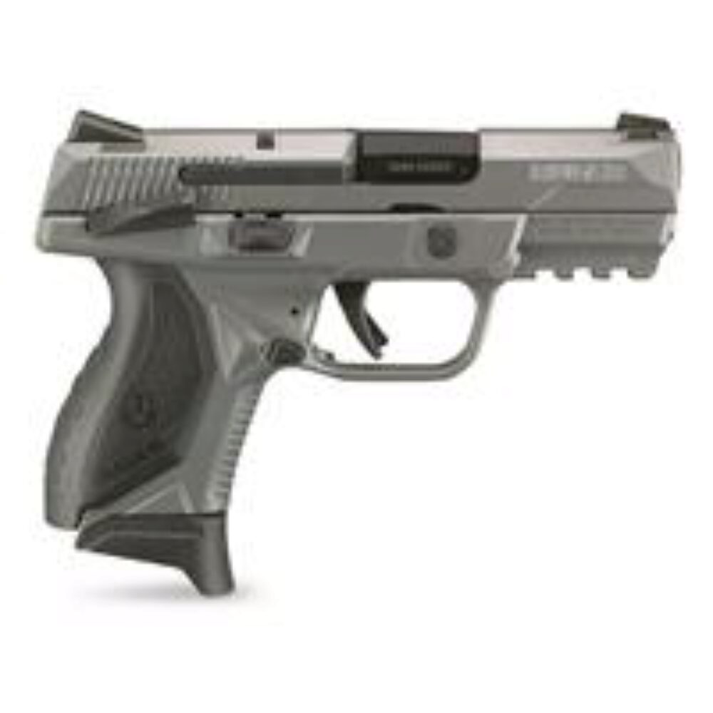 Ruger 8683 American Pistol Compact 9mm Luger 3.55 17+1 Gray Cerakote Gray Cerakote Stainless Steel Slide Black Wraparound Ergonomic Grip