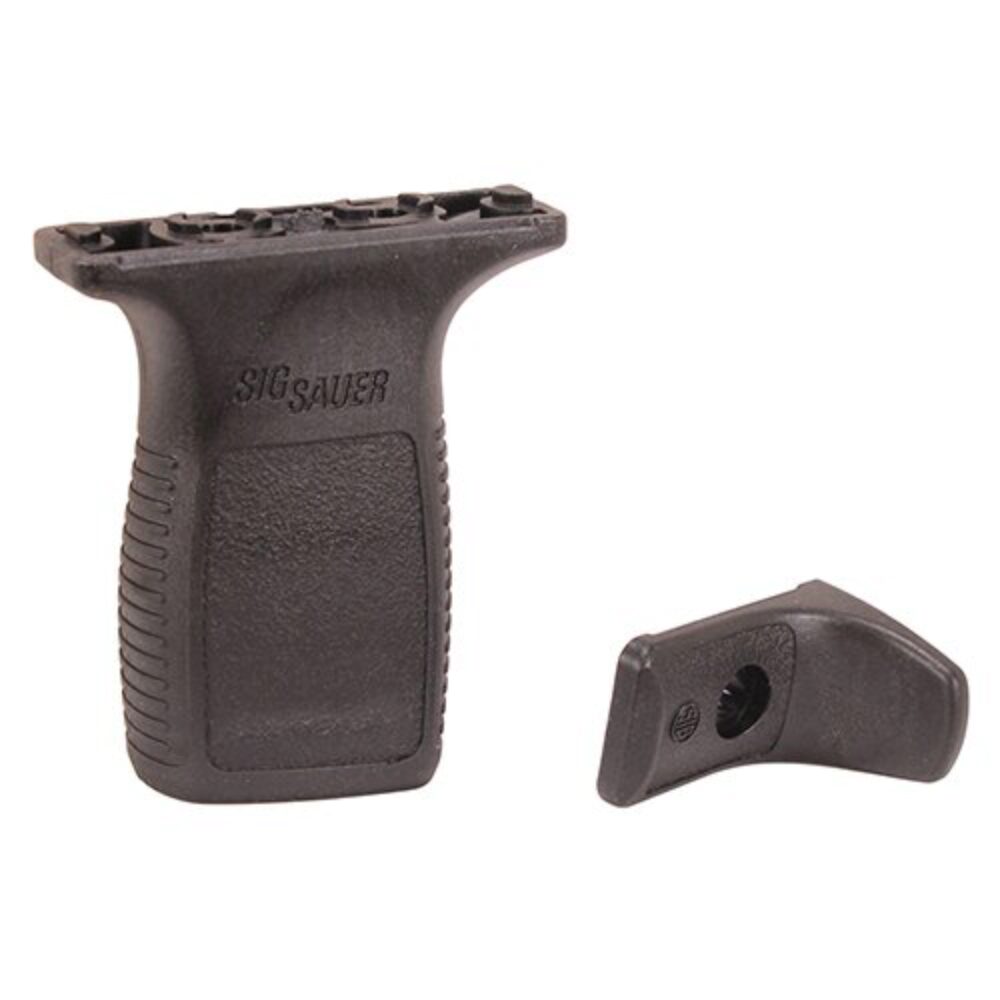 Sig Sauer KITTRDGRIPVEERTICALBLK Tread Vertical Grip with Barricade Stop Black Polymer Sig Sauer KITTRDGRIPVEERTICALBLK Tread Vertical Grip with Barricade Stop Black Polymer