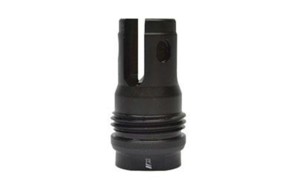 Rugged Suppressor FH001 R3 Flash Mitigation System Black with 1/2-28 tpi Threads & 1.90 OAL for 5.56x45mm NATO Radiant762, Surge762, Razor762 & Micro30 Suppressors