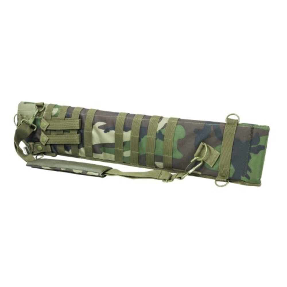 NcStar CVSCB2917WC VISM Shotgun Scabbard made of 600D PVC with Woodland Camo Finish, MOLLE Webbing, D-Ring, 4 PAL Straps & Adjustable Retention Strap 29-34.75 L NcStar CVSCB2917WC VISM Shotgun Scabbard made of 600D PVC with Woodland Camo Finish, MOLLE Webbing, D-Ring, 4 PAL Straps & Adjustable Retention Strap 29-34.75 L