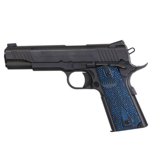 1911 HPX 45acp Pistol 5in Black w/ Blue Grips