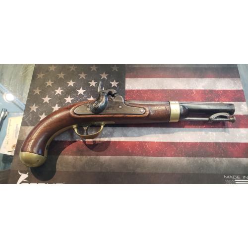 H Aston 1842 US Marked Percussion Pistol