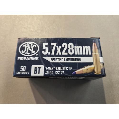 AMMO 40GR 5.7 V-MAX 50RD. BOX