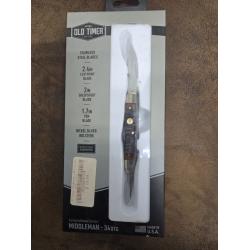 Old Timer Generational USA Middleman 34OTG Knive 3 Blades