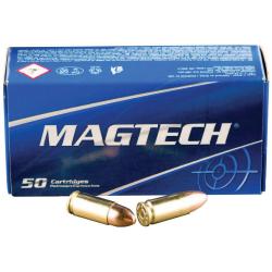 MagTech Handgun Ammunition 9mm Luger 115 gr FMJ 1135 fps 50/ct
