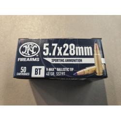 AMMO 40GR 5.7 V-MAX 50RD. BOX