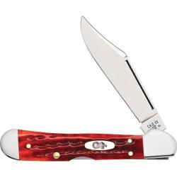 Pocket Worn Old Red BoneCorn Cob Jig Mini Copper Lock