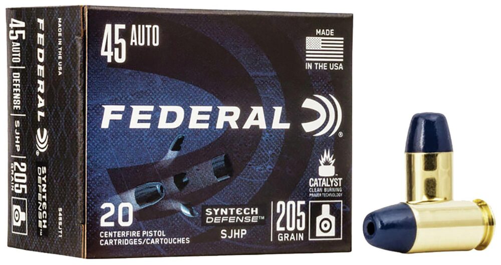 FED SYN DEF 45AUTO 205GR SJHP 50/500