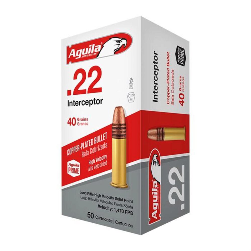 AGUILA 22LR INTERCEPTOR 40GR 50 PACK