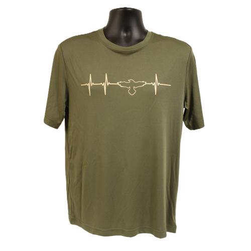 Heartbeat Raven Wicking S/S Shirt