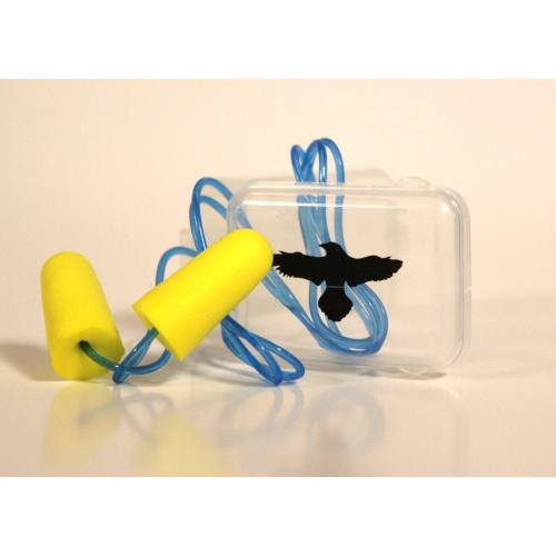 Corded Ear plugs in case /with our LOGO