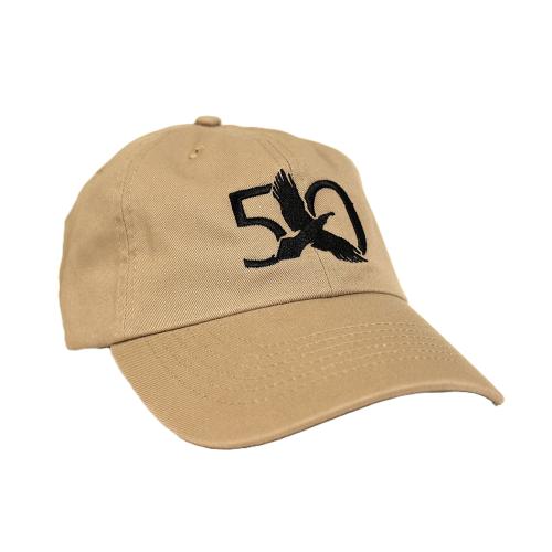 50th Sportsman's Hat - Khaki, Black