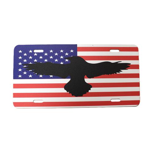 Raven License Plate -RWB