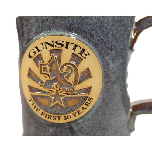 50th Stone Mug - Blue