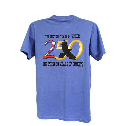 250/50th Men's S/S Shirt - Royal, L