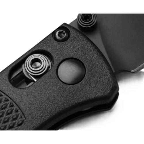 Benchmade Mini Bugout - Black, Drop-Point