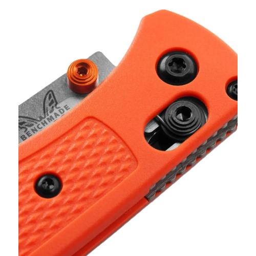 Benchmade Mini Bugout - Orange, Drop-Point