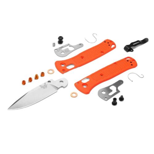 Benchmade Mini Bugout - Orange, Drop-Point