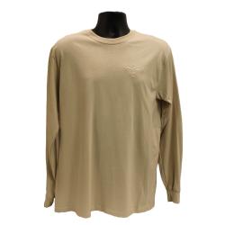 Embroidered Logo Long Sleeve Shirt