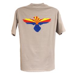 Tall Sizes AZ Flag Raven Shirt