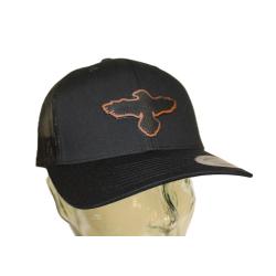 Mesh Trucker Hat with Leather Patch