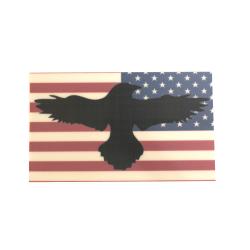 Window Cling Flag Raven