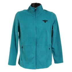 Ladies Full Zip Micro Fleece/ Teal/M
