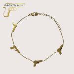 Pack Pistol Link Bracelet - Yellow Gold