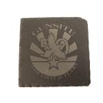 50th Slate Coaster Set