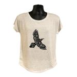 Ladies Fancy Raven Short Sleeve Shirt
