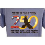 250/50th Men's S/S Shirt - Royal, XL
