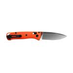 Benchmade Mini Bugout - Orange, Drop-Point