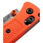 Benchmade Mini Bugout - Orange, Drop-Point
