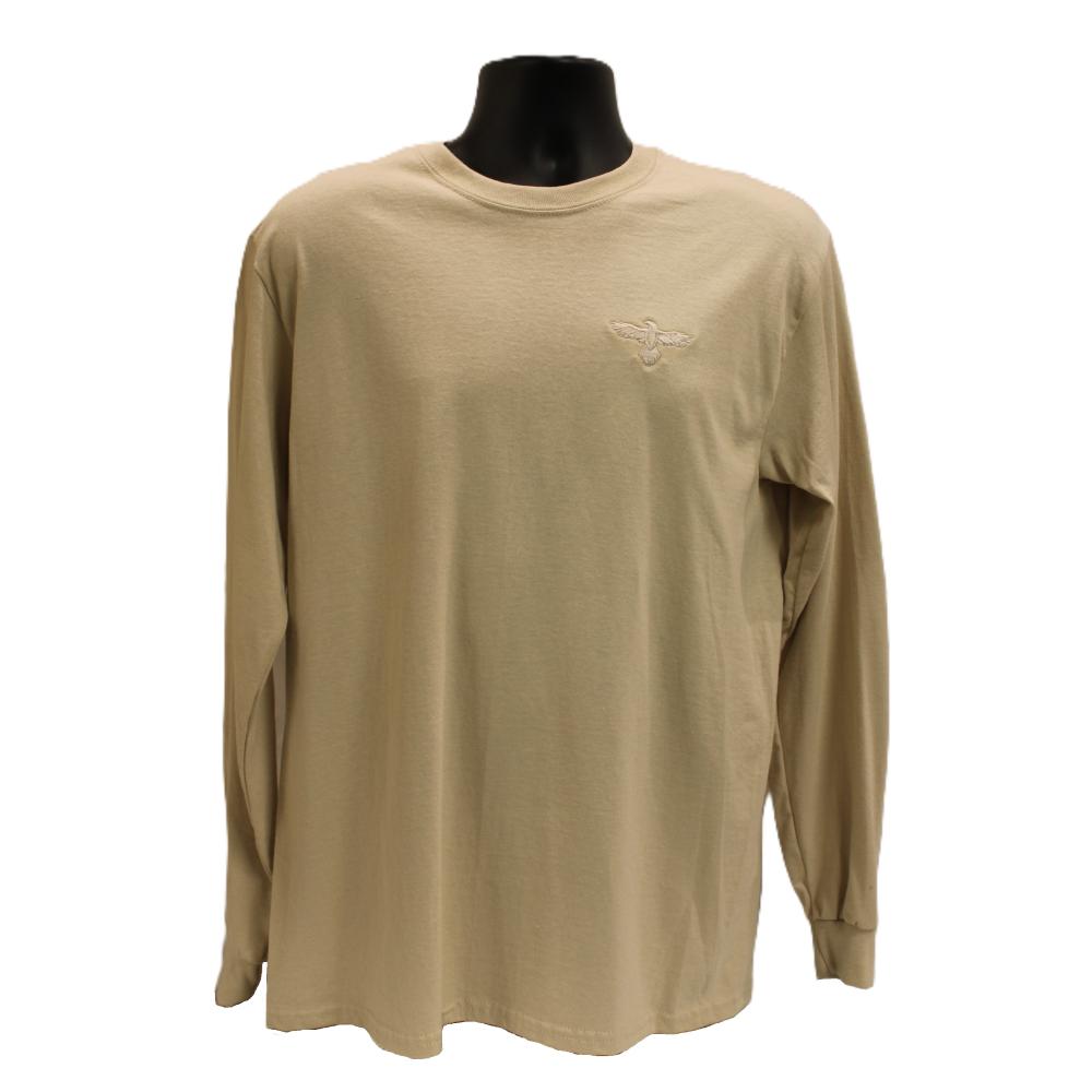 Embroidered Logo Long Sleeve Shirt