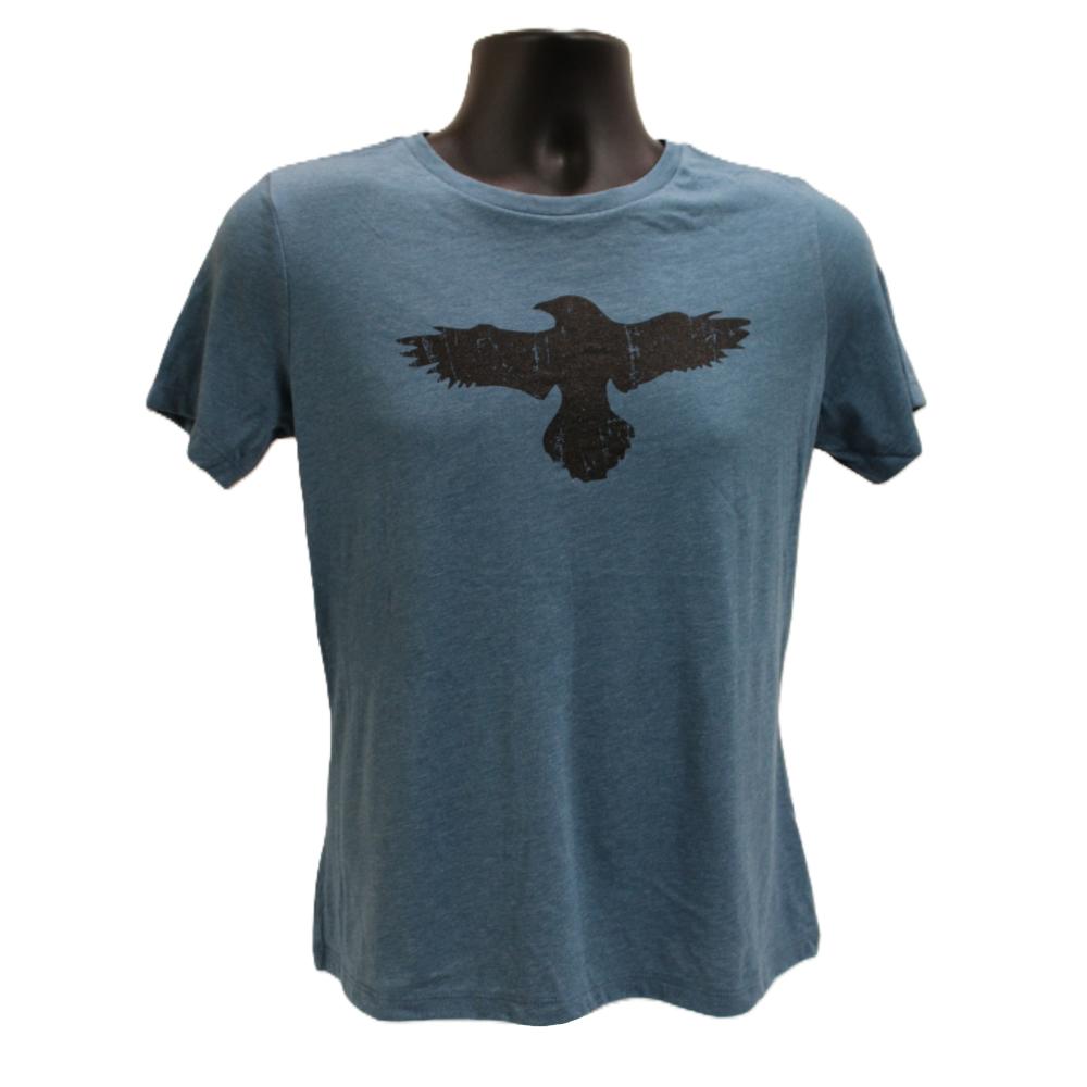 Ladies Distressed Bird Teal