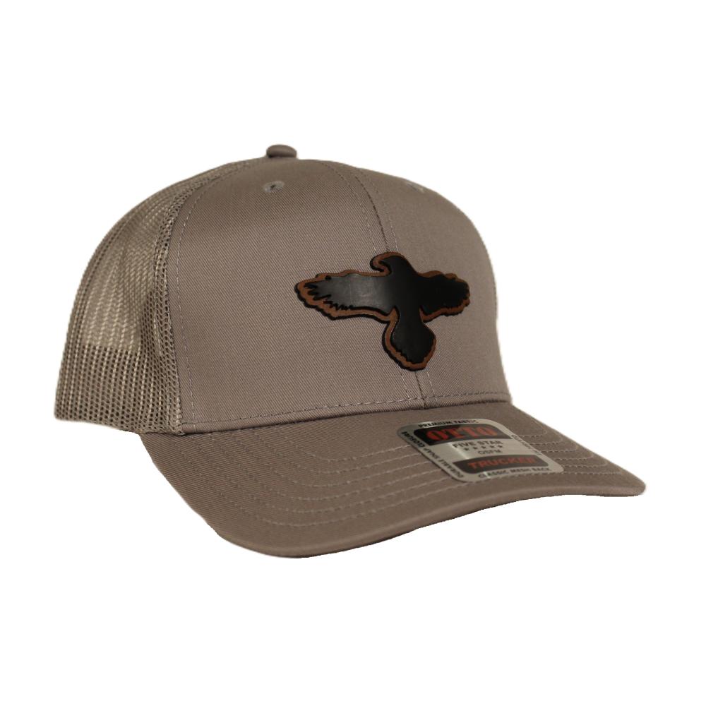 Mesh Trucker Hat with Leather Patch